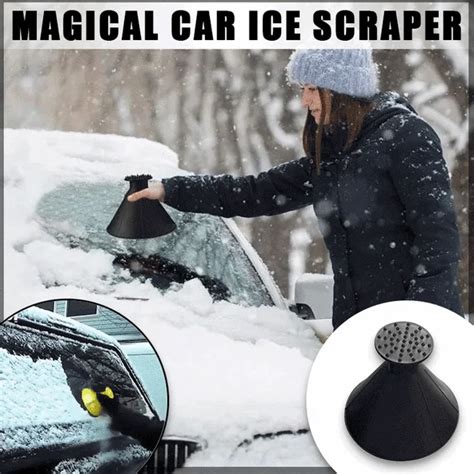 Magical car ice scraper